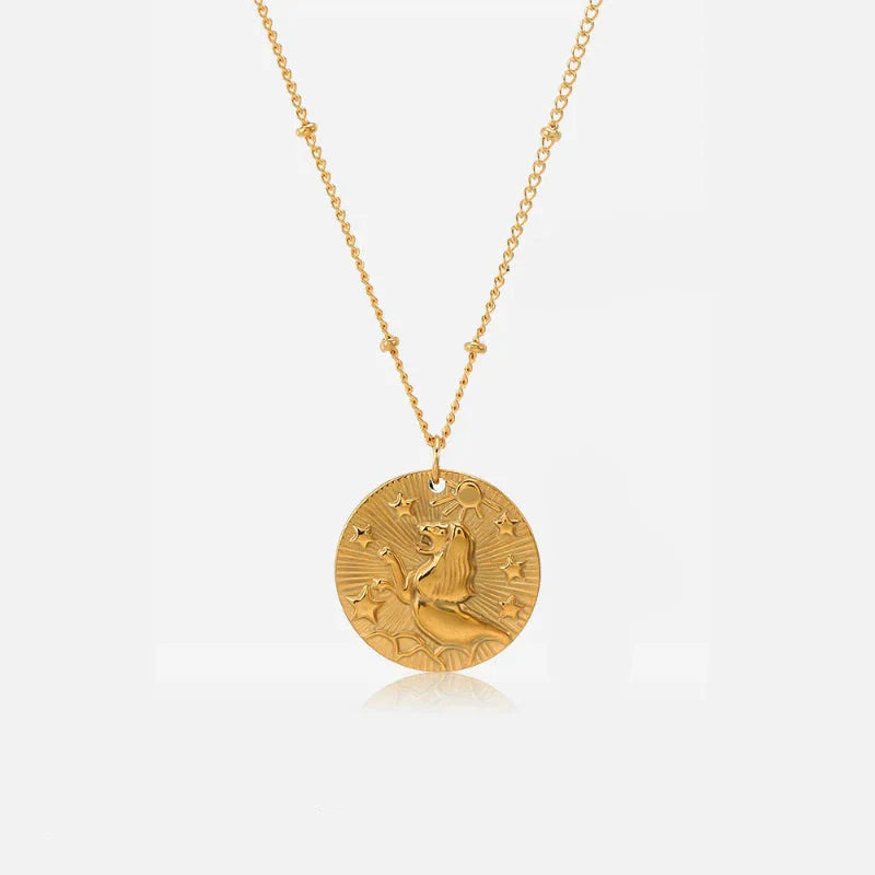 Collier avec Pendentif Constellation Signe du Zodiaque