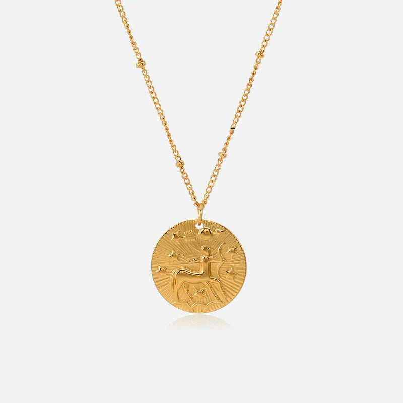 Collier avec Pendentif Constellation Signe du Zodiaque