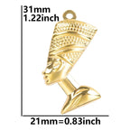 Collier avec Pendentif Egyptien de Nefertiti