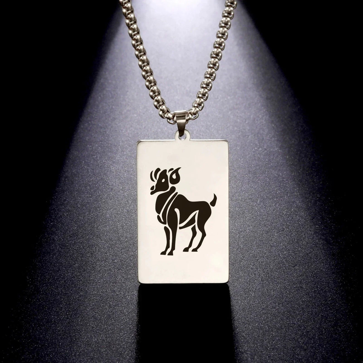 Collier avec Pendentif Elégant Signe du Zodiaque Astrologique