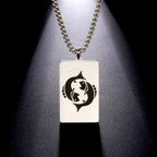 Collier avec Pendentif Elégant Signe du Zodiaque Astrologique