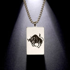 Collier avec Pendentif Elégant Signe du Zodiaque Astrologique