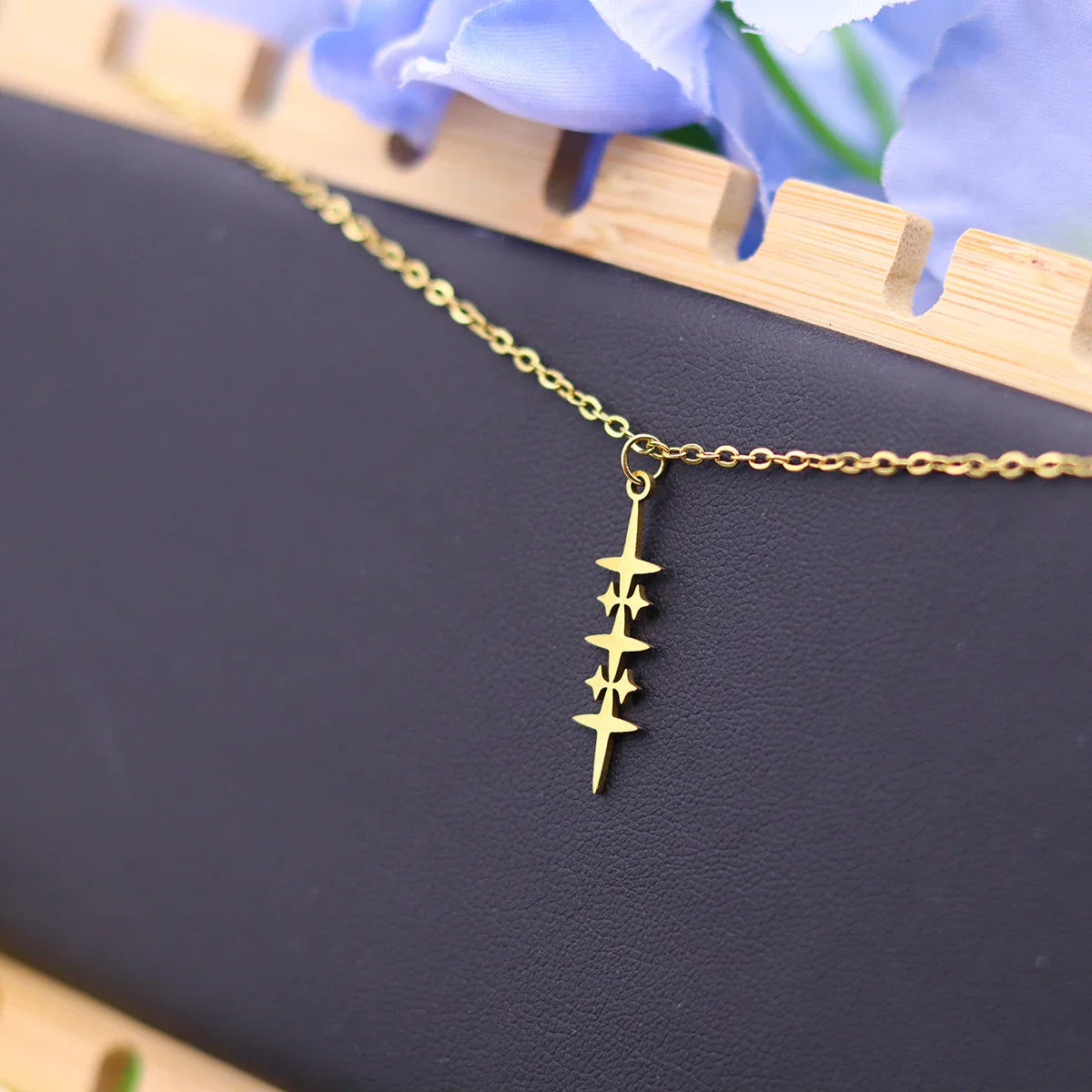 Collier avec Pendentif Etoile pour Homme or