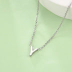 Collier avec pendentif initiale - lettre