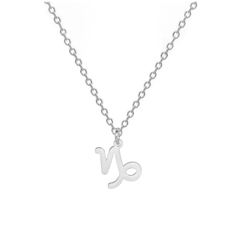 Collier avec Pendentif Dorés Signe du Zodiaque