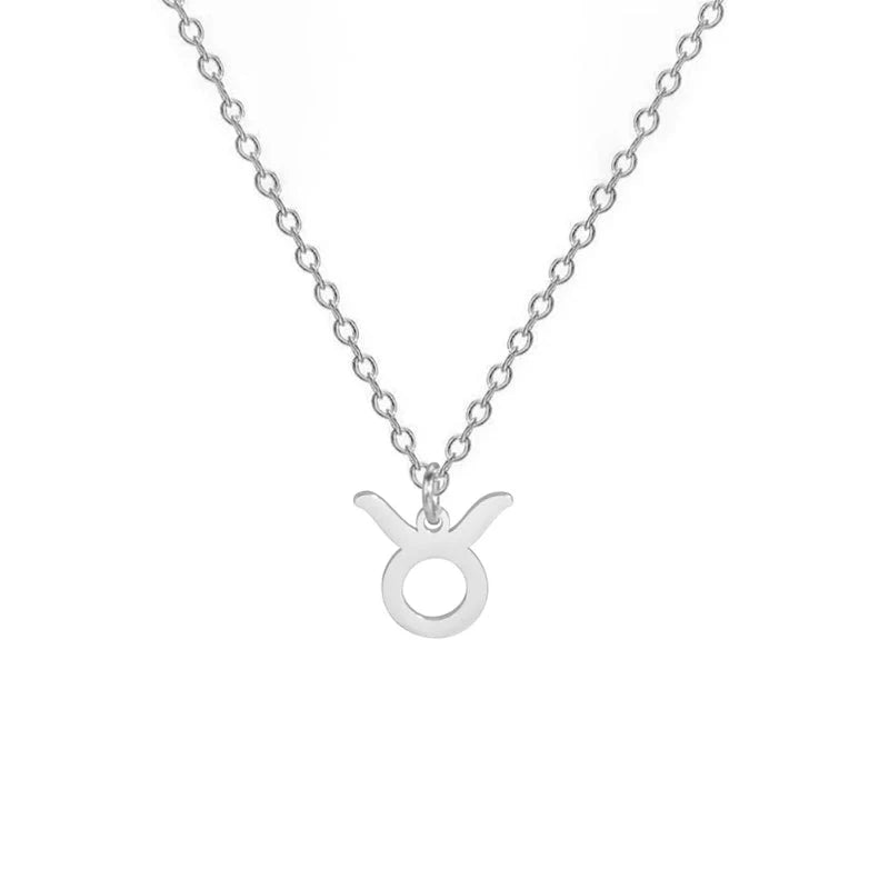 Collier avec Pendentif Dorés Signe du Zodiaque