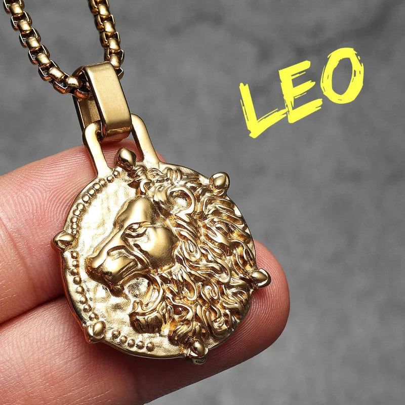Collier avec Pendentif Signe du Zodiaque