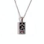 Collier avec Pendentif Tarot