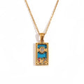 Collier avec Pendentif Tarot