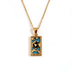 Collier avec Pendentif Tarot