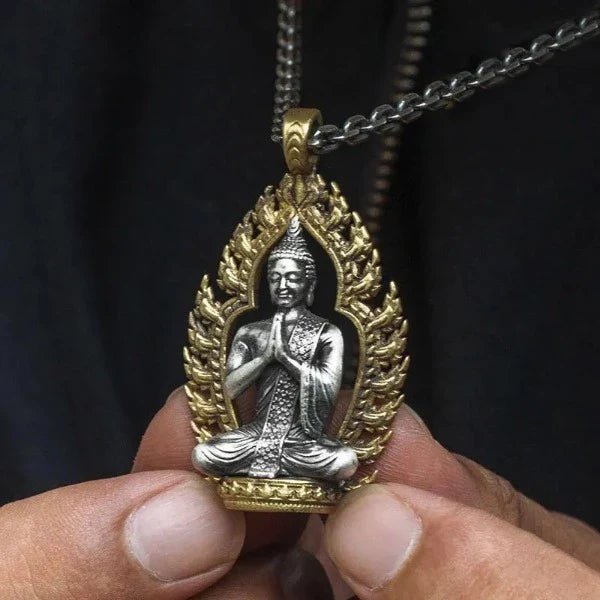仏教瞑想ネックレス