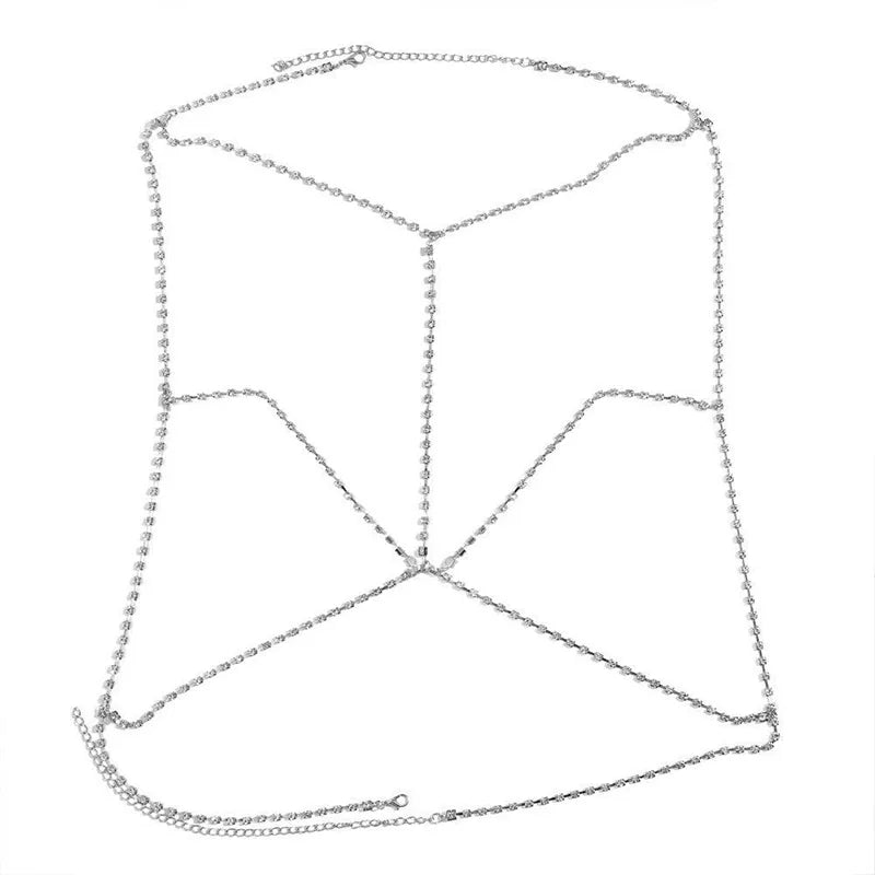 デコルテ用チェーンネックレス レディース ジュエリー デコルテ用バストアクセサリー