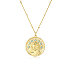 Collier De la Vierge Marie Pendentif Chrétien or