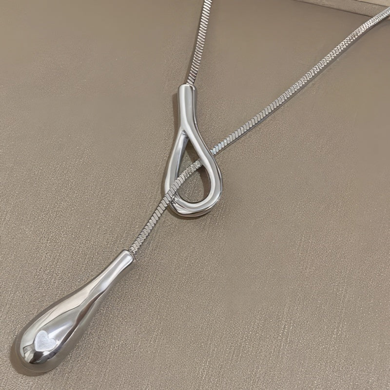 Collier Original avec Pendentif Goutte d'Eau