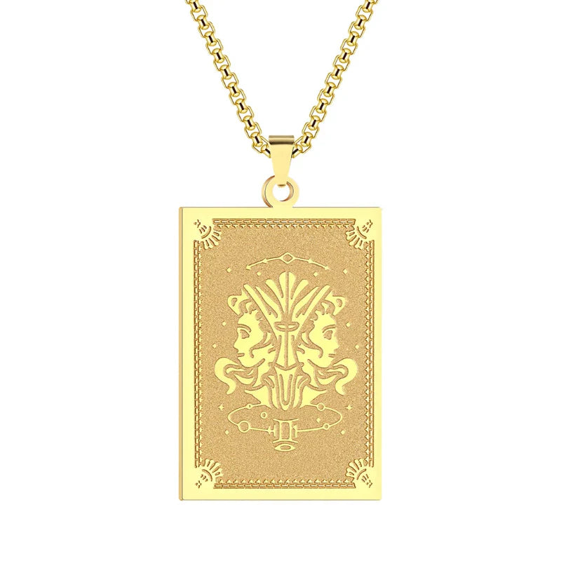 Collier Pendentif avec Signe du Zodiaque