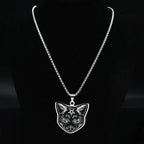 黒猫ペンダントネックレス　ペンタクル　ウィッカン魔術