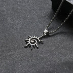 Collier Pendentif Soleil Asymétrique