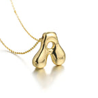 Collier pour femme avec pendentif initiale - lettre