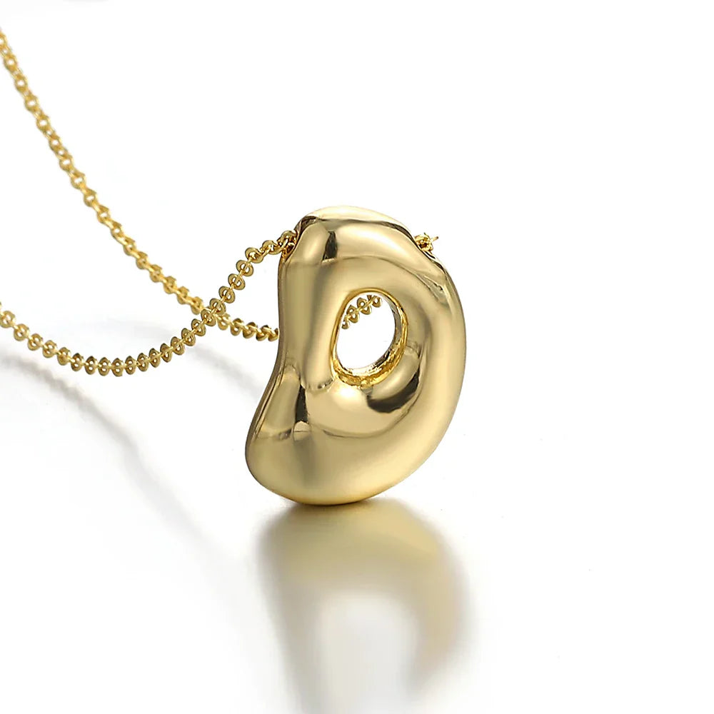 Collier pour femme avec pendentif initiale - lettre