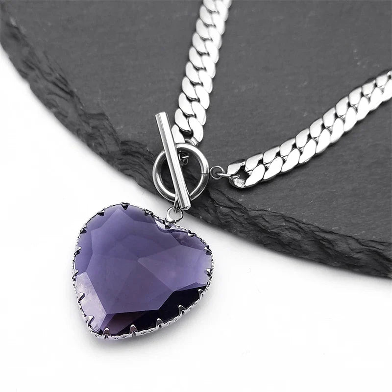 Collier Ras de Cou avec Pendentif Coeur 4