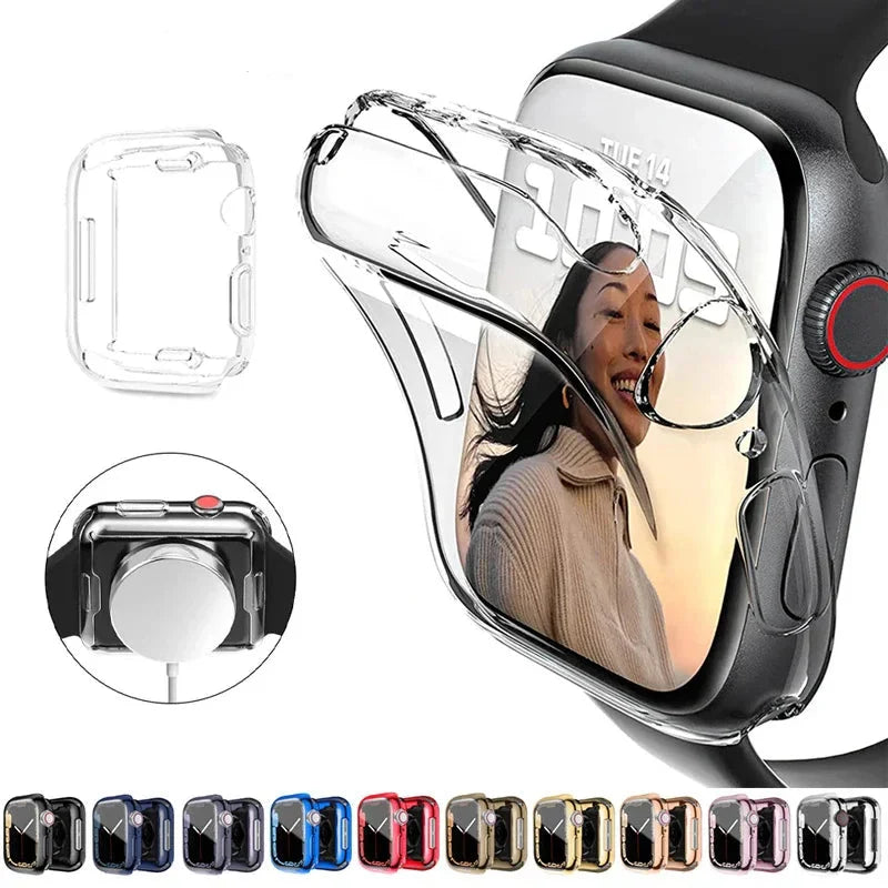 Coque Silicone de Protection pour Apple Watch