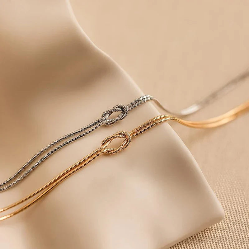 Lot de 2 Bracelets Noeuds Romantiques pour Couple d'Amis ou Duo