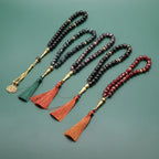 Tasbih ロング 33珠 ブラック - イスラム教の祈り用数珠